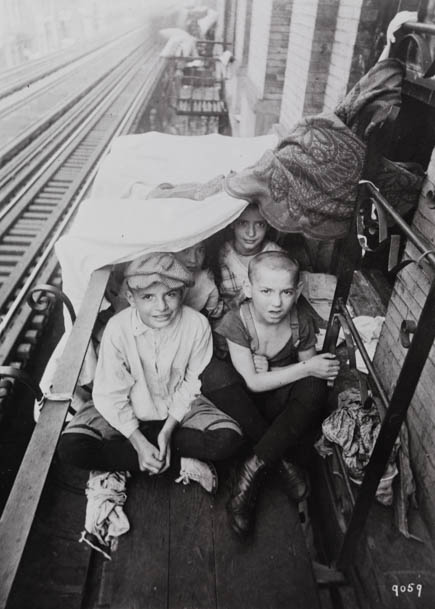 Fotografías de niños en el Lower East Side