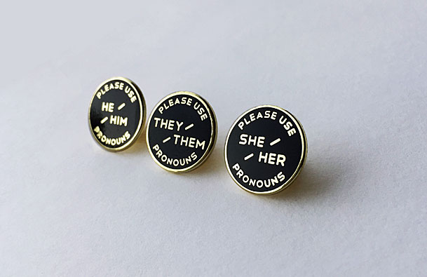 Pronoun Pins 