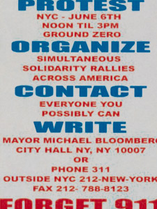 Flyer, “Do You Want A Mosque At Ground Zero?”