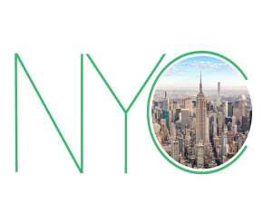 サムネイル画像 NYC 100 ロゴ ホワイト