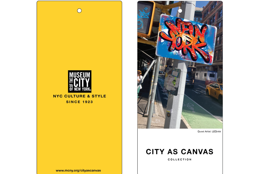 Graphic design tags that read City As Canvas.