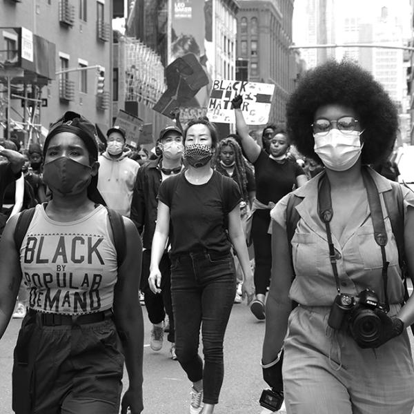 Janette Beckman, Demonstração da Vida Negra, NYC, junho de 2020