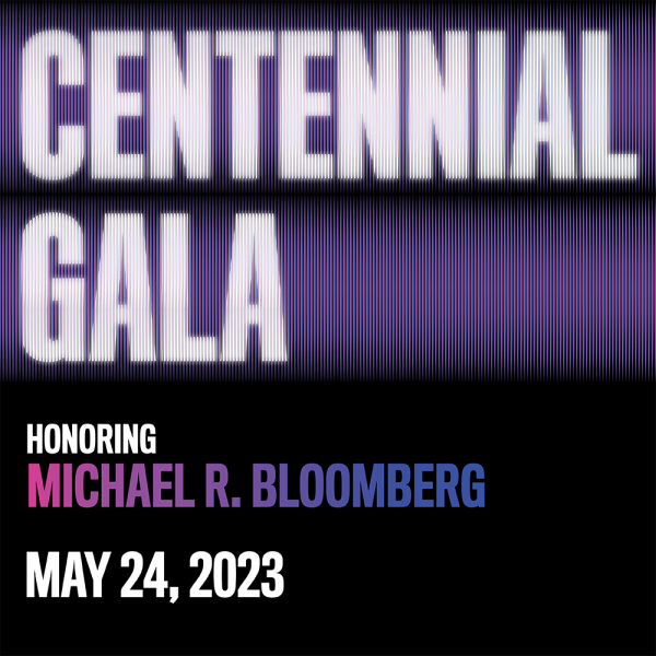Gala do Centenário, em homenagem a Michael R. Bloomberg, 24 de maio de 2023.
