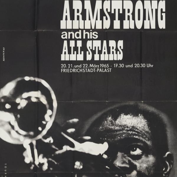 Poster Satchmo in East Berlin