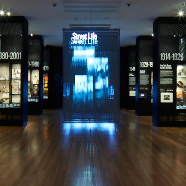 View of the World City gallery at the Museum of the City of New York.