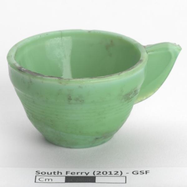 Image credit: Toy tea cup and transferware plate, courtesy of NYCLPC