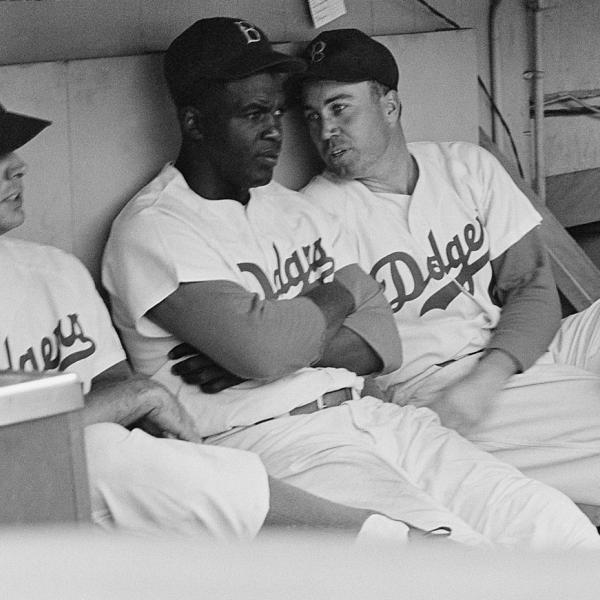 Jackie Robinson and Duke Snider, 1953 Photograph by Kenneth Edie Museum of the City of New York, The LOOK Collection. Gift of Cowles Magazines, Inc.