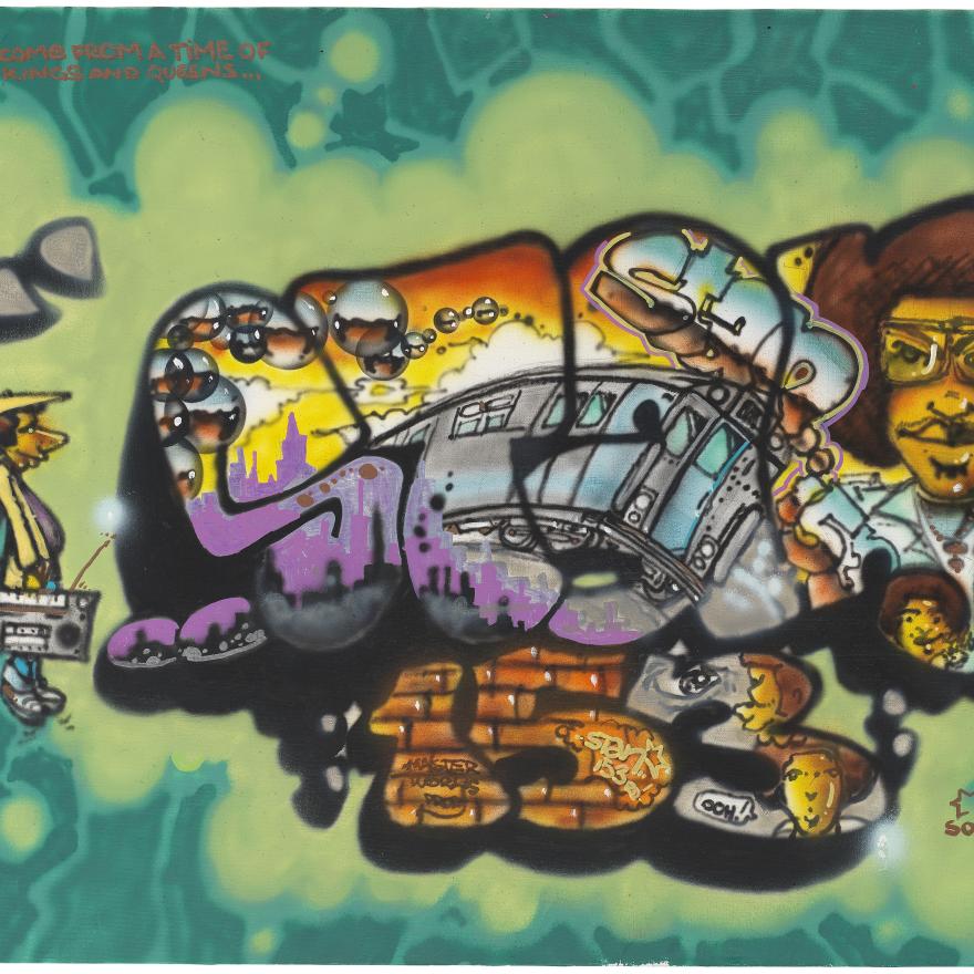 地上の芸術: マーティン・ウォン グラフィティ コレクションのアート