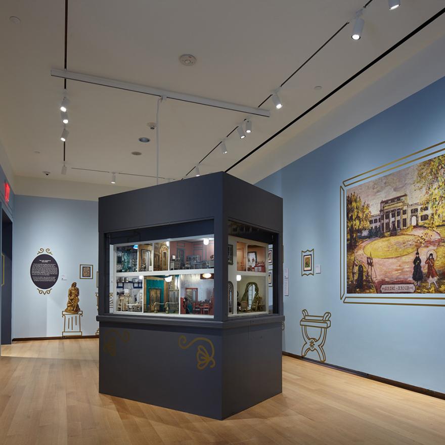 Image of the Stettheimer Dollhouse exhibition at the Museum of the City of New York