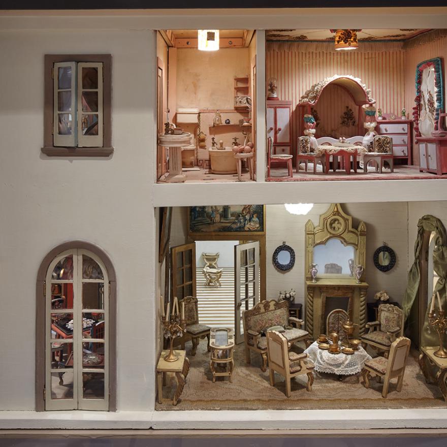 Image of the Stettheimer Dollhouse exhibition at the Museum of the City of New York