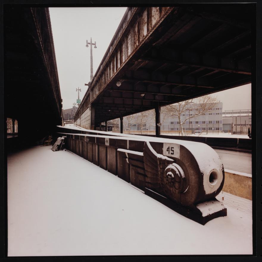 Jan Staller, West Side Highway Ramp at 23rd Street, 1978. Museum of the City of New York, 2015.5.27
