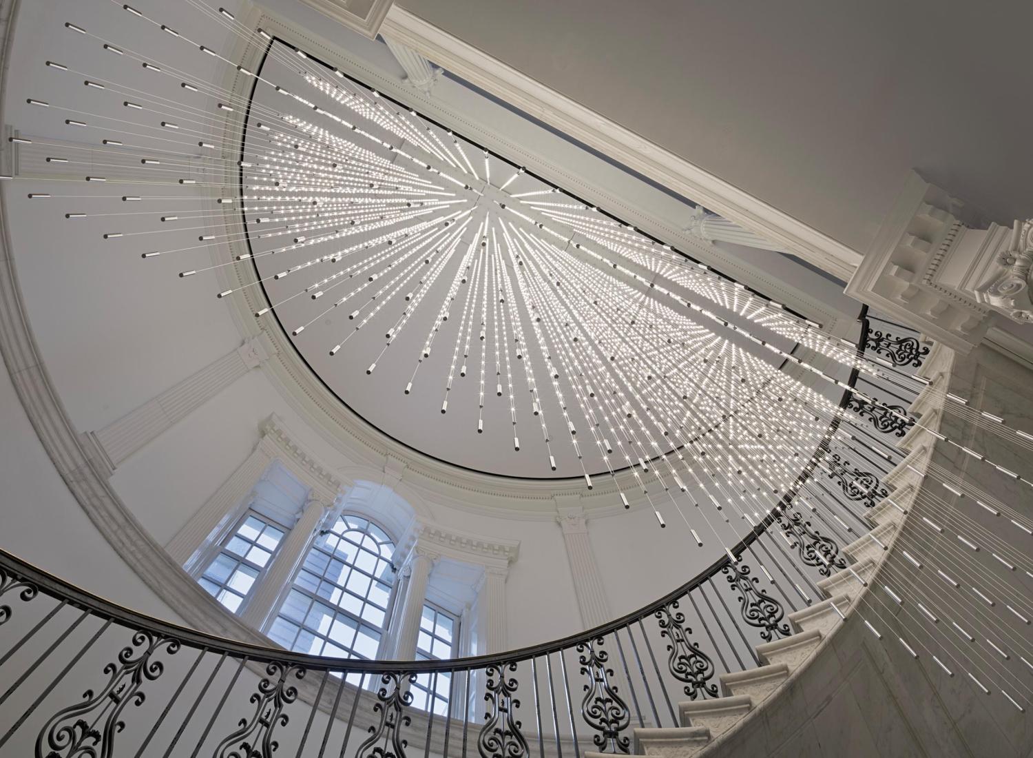 Vista de la instalación de Starlight en el Museo de la Ciudad de Nueva York