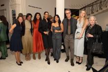 Group of guests at cocktail reception portion of the Louis Auchincloss Prize event