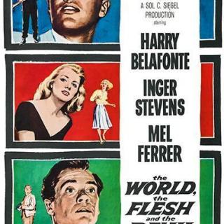 Image of movie poster for "The World,The Flesh, and The Devil" 